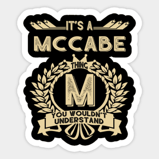 Mccabe Sticker